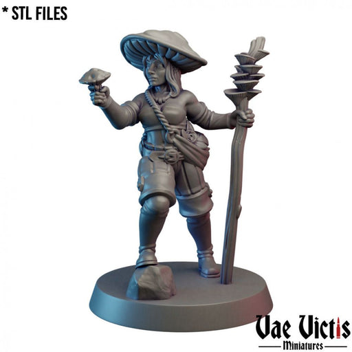 Circle of Spores Druid – Vae Victis 3D printed tabletop miniature