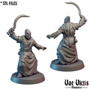 Cultists (Undercity) – 11 Mini Set – Vae Victis 3D printed tabletop miniature