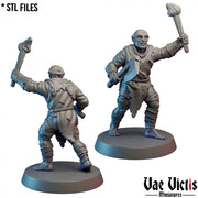 Cultists (Undercity) – 11 Mini Set – Vae Victis 3D printed tabletop miniature