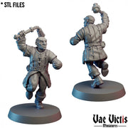 Cultists (Undercity) – 11 Mini Set – Vae Victis 3D printed tabletop miniature