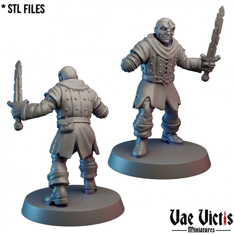 Cultists (Undercity) – 11 Mini Set – Vae Victis 3D printed tabletop miniature