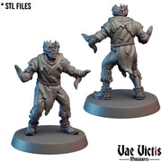 Cultists (Undercity) – 11 Mini Set – Vae Victis 3D printed tabletop miniature