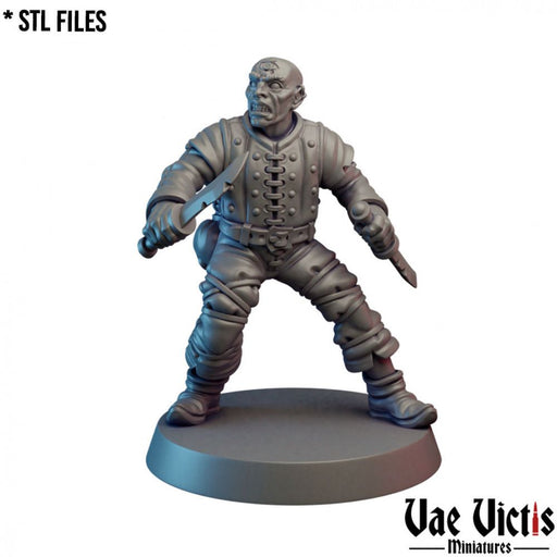 Cultist #02 (Undercity) – Vae Victis 3D printed tabletop miniature