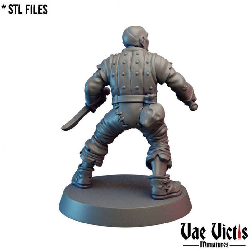 Cultist #02 (Undercity) – Vae Victis 3D printed tabletop miniature