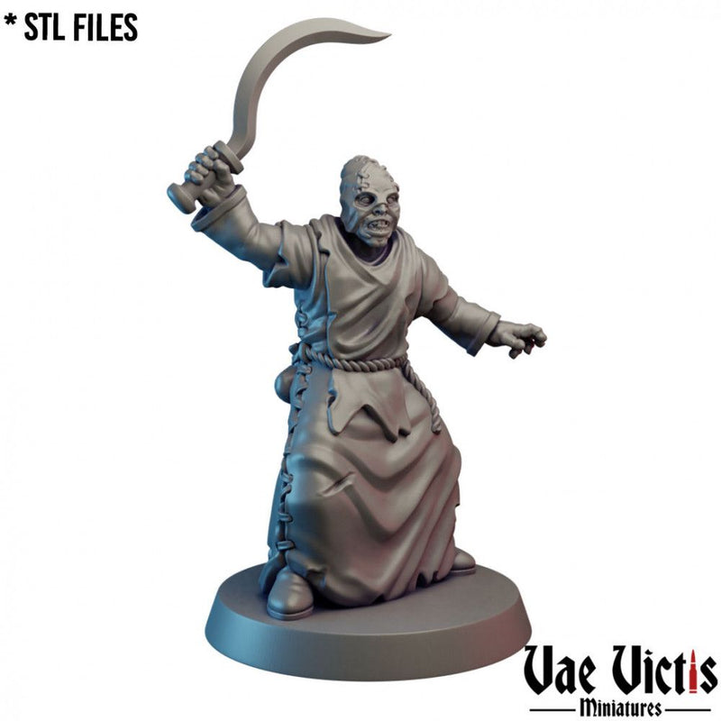 Cultist #03 (Undercity) – Vae Victis 3D printed tabletop miniature