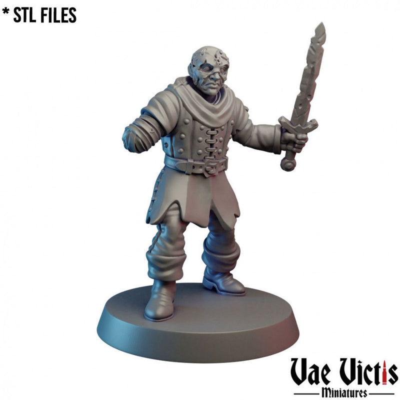 Cultist #08 (Undercity) – Vae Victis 3D printed tabletop miniature