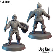 Village Guards – 10 Mini Set – Vae Victis 3D printed tabletop miniature