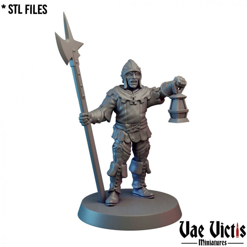 Village Guards – 10 Mini Set – Vae Victis 3D printed tabletop miniature