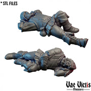 Village Guard #10 (Sleeping Pair) – Vae Victis 3D printed tabletop miniature