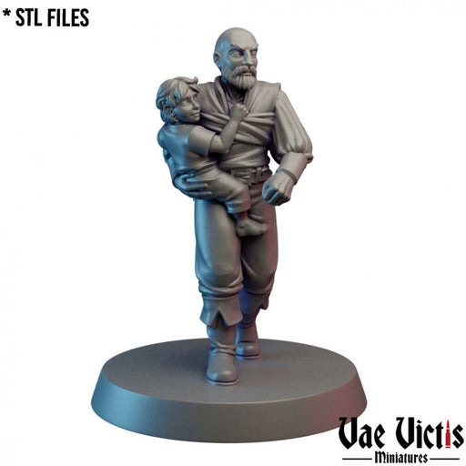 Dad Adventurer – Vae Victis 3D printed tabletop miniature