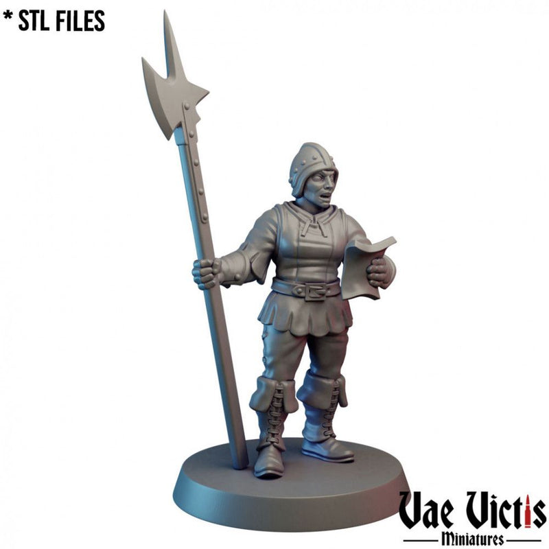 Village Guards (Women) – 11 Mini Set – Vae Victis 3D printed tabletop miniature