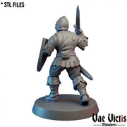 Village Guard (Woman) #02 – Vae Victis 3D printed tabletop miniature