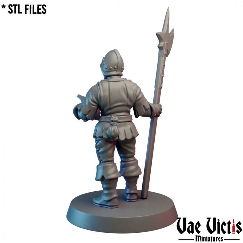 Village Guard (Woman) #03 – Vae Victis 3D printed tabletop miniature