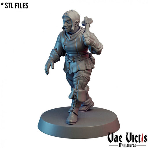 Village Guard (Woman) #04 – Vae Victis 3D printed tabletop miniature