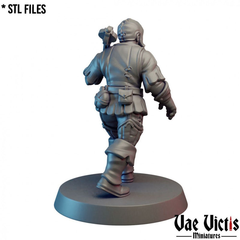 Village Guard (Woman) #04 – Vae Victis 3D printed tabletop miniature