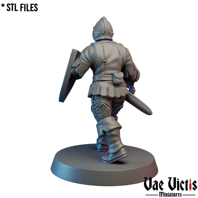 Village Guard (Woman) #06 – Vae Victis 3D printed tabletop miniature