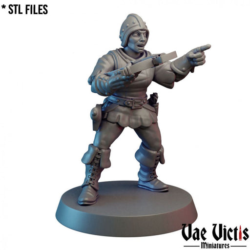 Village Guard (Woman) #07 – Vae Victis 3D printed tabletop miniature