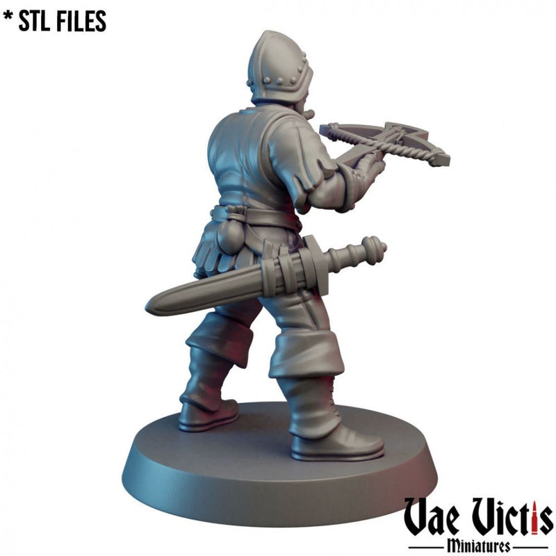Village Guard (Woman) #07 – Vae Victis 3D printed tabletop miniature
