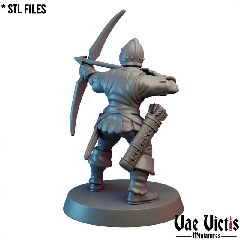Village Guard (Woman) #09 – Vae Victis 3D printed tabletop miniature
