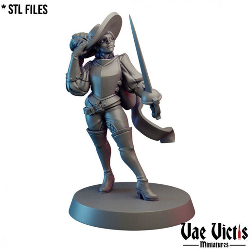Musketeer – Vae Victis 3D printed tabletop miniature