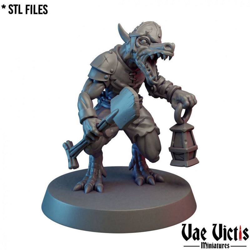 Kobold #04 – Vae Victis 3D printed tabletop miniature