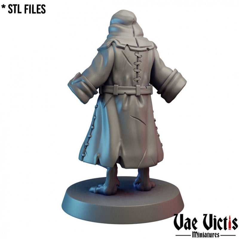 Three Kobolds in a Trench Coat – Vae Victis 3D printed tabletop miniature