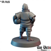 Beach Dwarf – Vae Victis 3D printed tabletop miniature