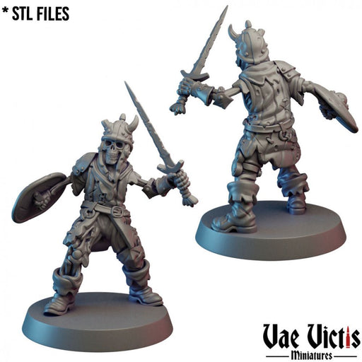 Skeleton Warrior #03 – Vae Victis 3D printed tabletop miniature