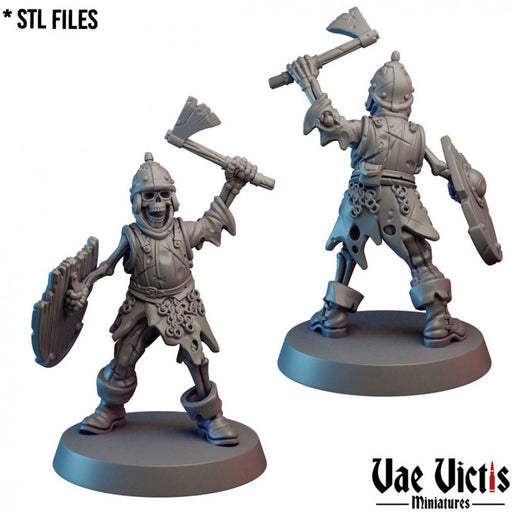 Skeleton Warrior #04 – Vae Victis 3D printed tabletop miniature