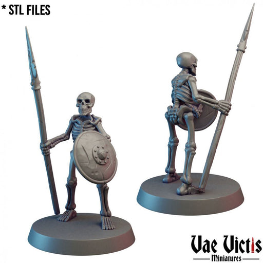 Skeleton Warrior #06 – Vae Victis 3D printed tabletop miniature
