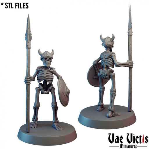 Skeleton Warrior #08 – Vae Victis 3D printed tabletop miniature