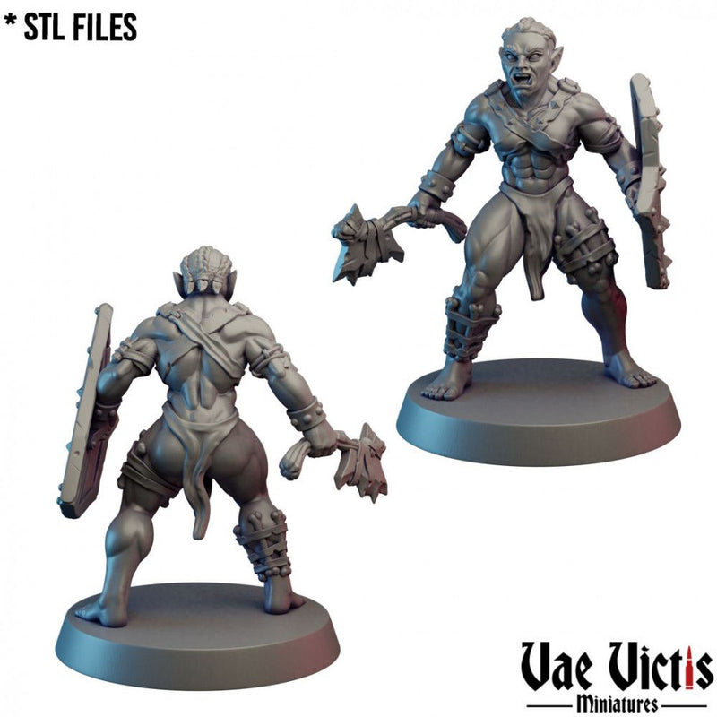 Orc #01 – Vae Victis 3D printed tabletop miniature
