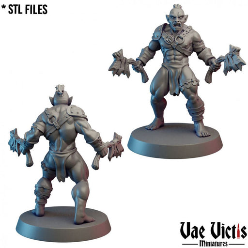 Orc #04 – Vae Victis 3D printed tabletop miniature