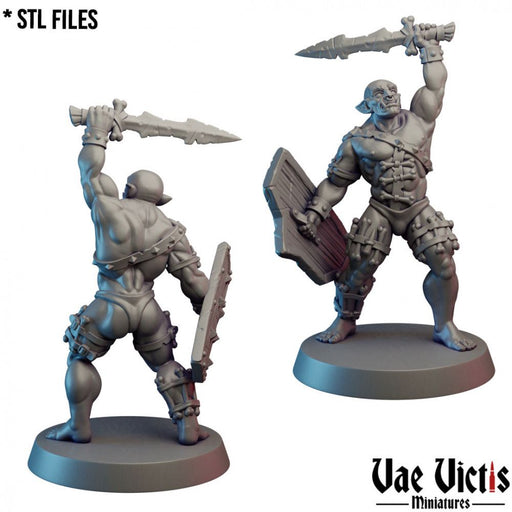 Orc #05 – Vae Victis 3D printed tabletop miniature