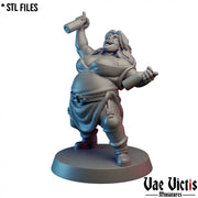 Party Lady – Vae Victis 3D printed tabletop miniature