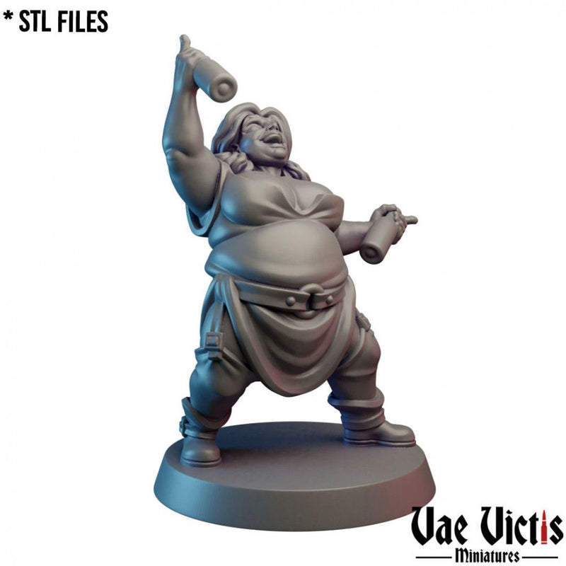 Party Lady – Vae Victis 3D printed tabletop miniature