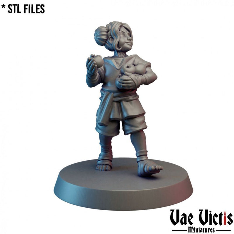 Monk Apprentice – Vae Victis 3D printed tabletop miniature