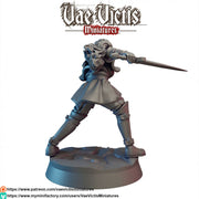 Elf Fighter – Vae Victis 3D printed tabletop miniature