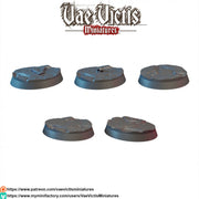 Dirt Bases – Vae Victis 3D printed resin miniature bases
