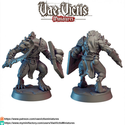 Gnoll #01 – Vae Victis 3D printed tabletop miniature