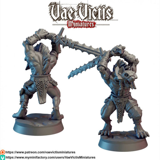 Gnoll #02 – Vae Victis 3D printed tabletop miniature
