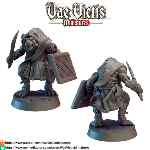 Gnoll #03 – Vae Victis 3D printed tabletop miniature