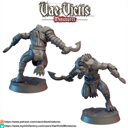 Gnoll #04 – Vae Victis 3D printed tabletop miniature