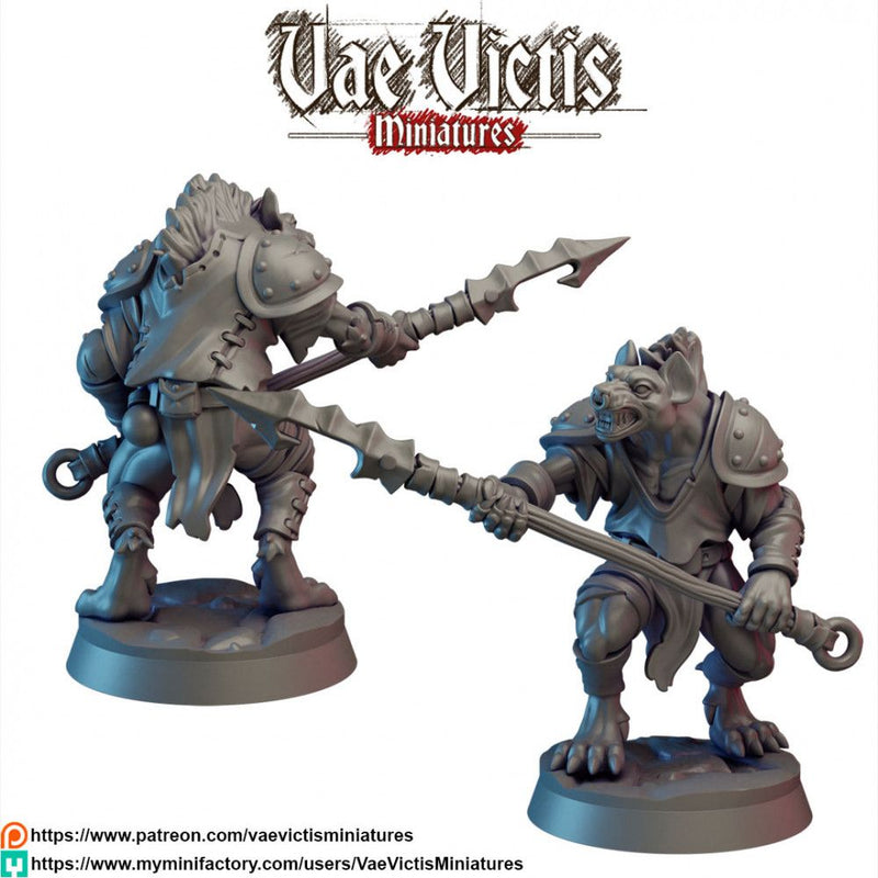 Gnoll #05 – Vae Victis 3D printed tabletop miniature