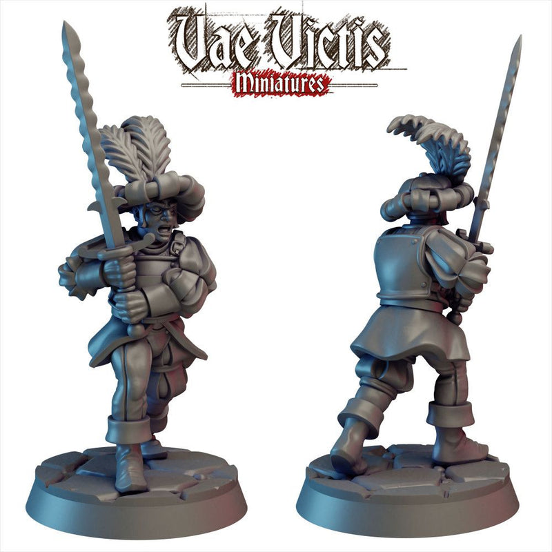Elite Mercenary #02 (Vol.1) – Vae Victis 3D printed tabletop miniature