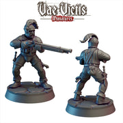 Human Mercenaries Vol.3 – 7 Mini Set – Vae Victis 3D printed tabletop miniature