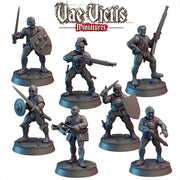 Human Mercenaries Vol.3 – 7 Mini Set – Vae Victis 3D printed tabletop miniature