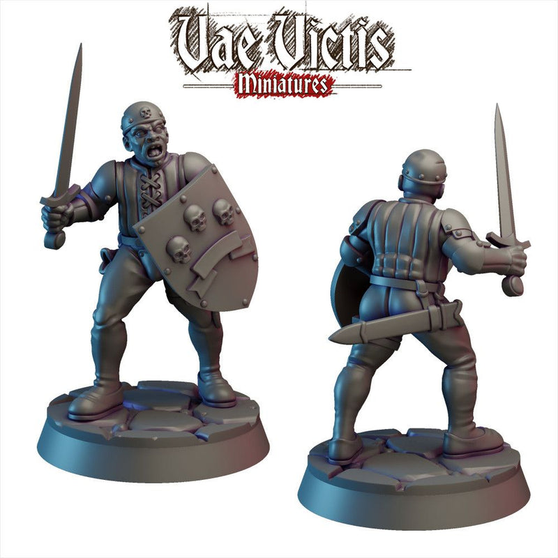 Human Mercenary #02 (Vol.3) – Vae Victis 3D printed tabletop miniature