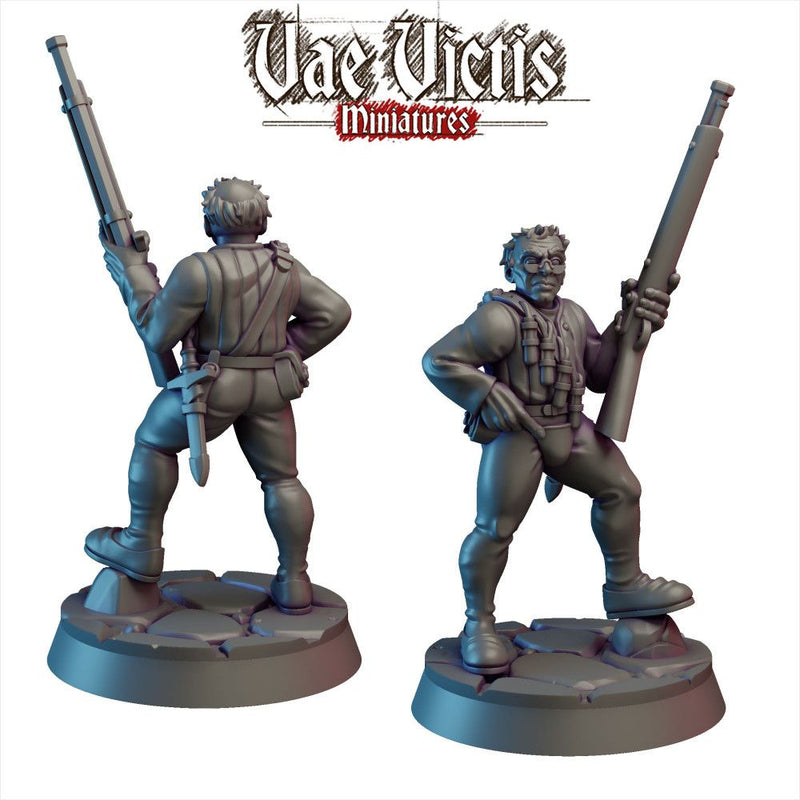 Human Mercenary #03 (Vol.3) – Vae Victis 3D printed tabletop miniature