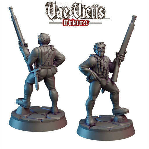 Human Mercenary #03 (Vol.3) – Vae Victis 3D printed tabletop miniature